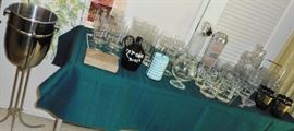 Assorted glassware...barware