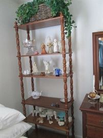 Tall curio shelf