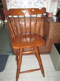 Single maple stool