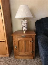 WhiteClad end table. Made in St Louis