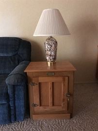 WhiteClad end table. Made in St Louis