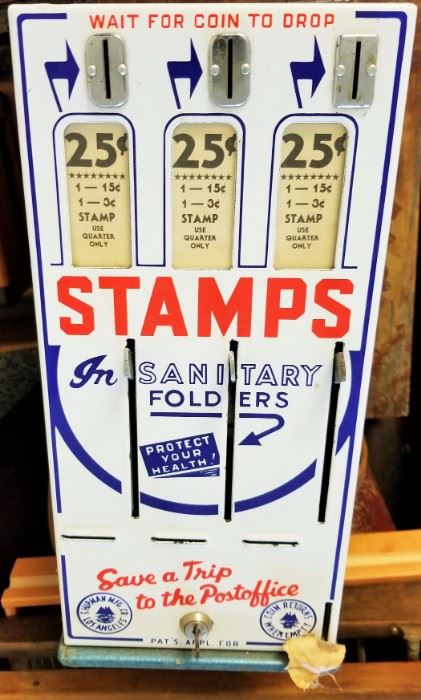 Stamp Machine with Key 