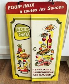 Equip Inox A toutes Les Sauces Vintage Advertising