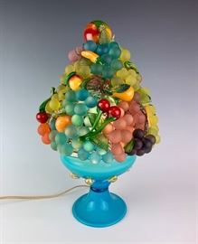 Murano "Bowl of Fruit" Lamp C. 1960's 