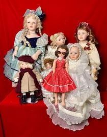 7 Bisque Head Limited Edition "Delton" Dolls