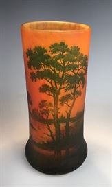 Daum Nancy French Cameo Glass Vase Circa 1900