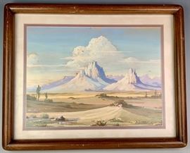 Ralph Arthur Lytle (1882-1959) Desert Scene