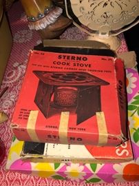 sterno cook stove with box