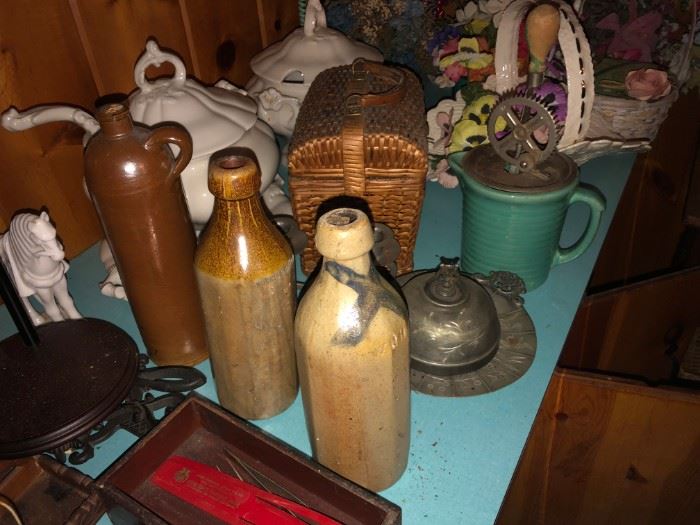 stoneware bottles