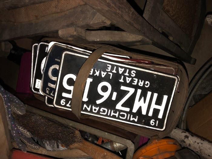 license plates