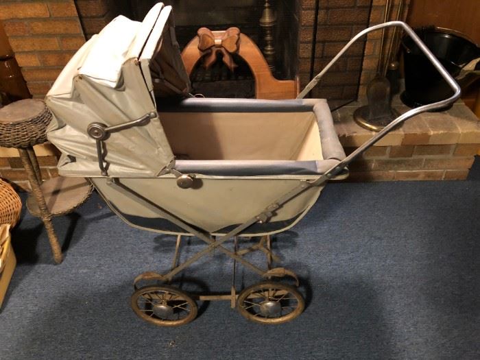 vintage baby stroller 