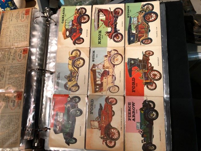 1954 TOPPS WORLD ON WHEELS TRADING CARDS