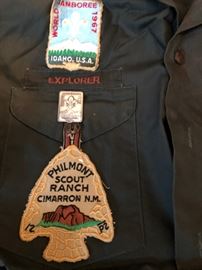explorer shirt with philmont scout ranch patch