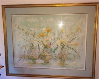 large floral print by Hibel