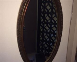 large oval mirror