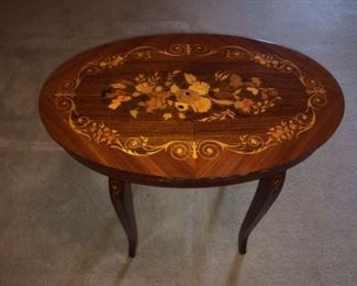 This table (made in Italy) is a music box table