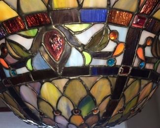 detail of the glass work