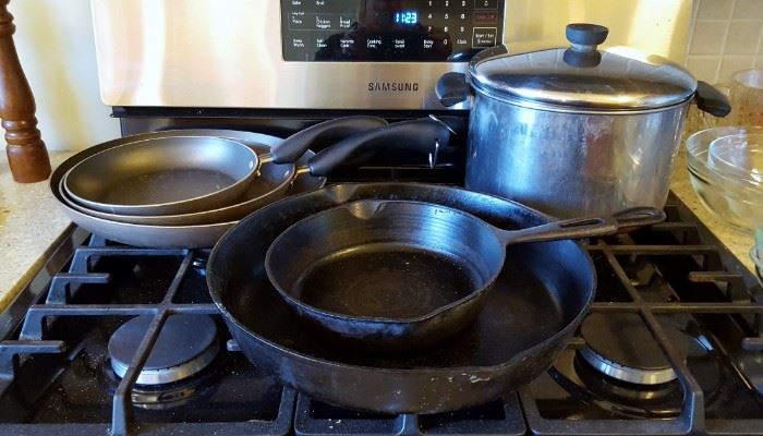 Cast iron and cooking pans