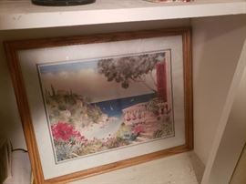 Framed Artwork.