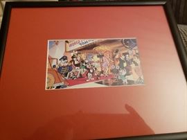Set of 2 Walt Disney artwork.