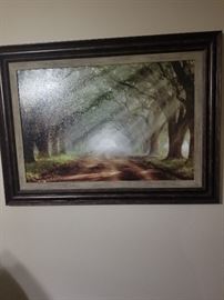 stunning wall décor. framed and matted. 