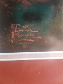 Thomas Kinkade original artist signed "The Mountain Chapel"