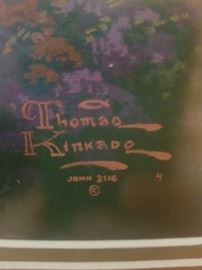 Original Thomas Kinkade artist signed Blessings of the spring 