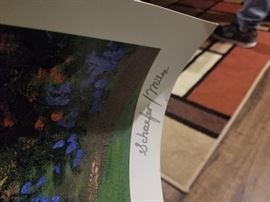 Original artist signed print