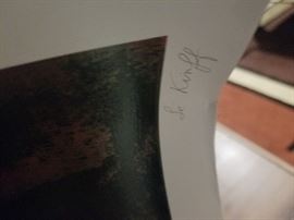 Artist sined original print