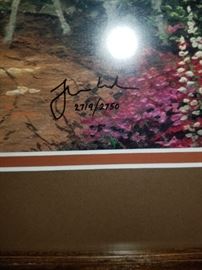 Thomas Kinkade original artist signed 2719/2750