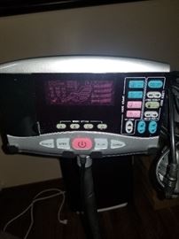 electronic portion of the massage chair.