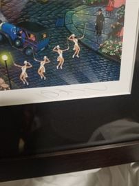 Alexander Chen original artist signed print 