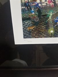 Alexander Chen original artist signed print