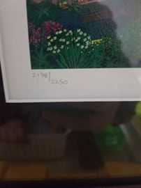 Alexander Chen original artist signed print 