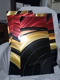 Unique modern abstract wall decor