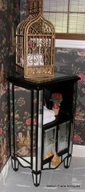 Mirrored Small Cabinet , Modern Bird cage