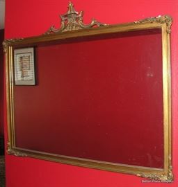 Antique gilt mirror