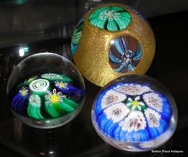 Three Murano Glass Paperweights