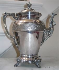 Silverplate Aesthetic era Middletown Plate , take a look at the Bird Handle