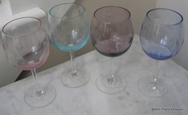 Four Waterford  Crystal Stems