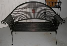 Beautiful Metal Outdoor Bench