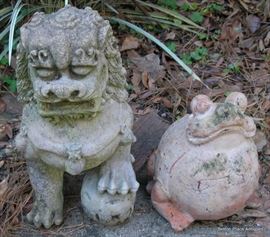 Frog and Foo dog