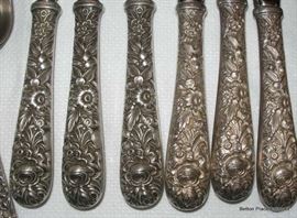 Closeup of Kirk Sterling Repousse