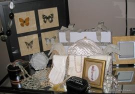 Costume Jewelry, Gloves, Boxes and Butterflies