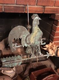 Rooster weather vane 