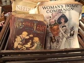 Vintage and antique books and magazines 