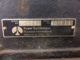 This is the wood lathe model #.