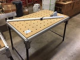 Festool MFT 1080 Table with folding legs. That is a Festool Guide on top.