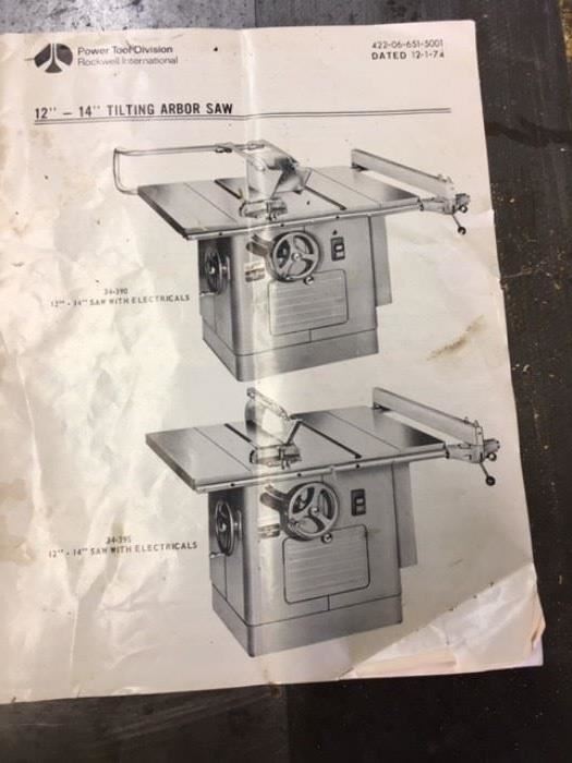 Instruction Booklet. The machine on the bottom of the page is the correct one.