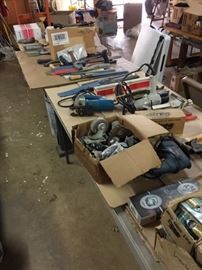 Assorted tools.